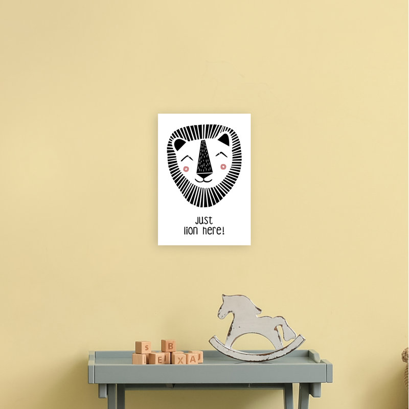 Lion by Miniofmine - Print, Unframed, 30cm H x 21cm W x 1cm D