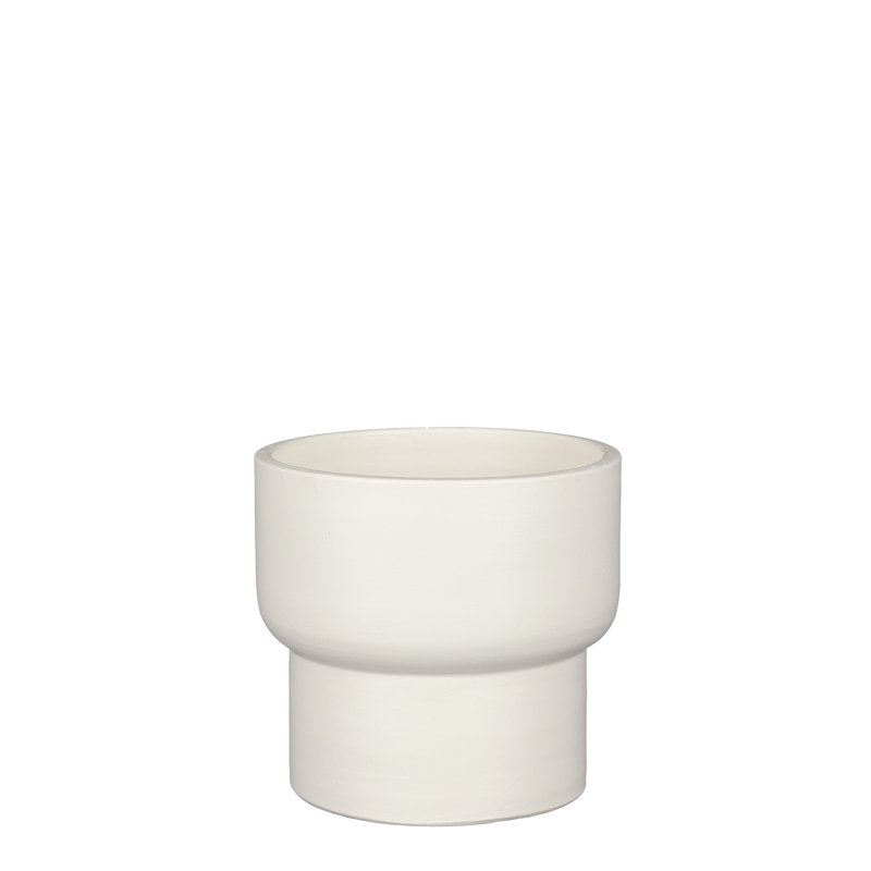 Privet Terracotta Pot Planter, 6" H x 7" W x 7" D
