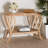 Roloff 39.4'' Rattan Console Table