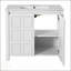 Meuble-lavabo blanc antique de 36 pouces avec lavabo en céramique et armoire de rangement spacieuse, parfait pour les salles de bain élégantes et fonctionnelles-2117757039