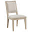 Ensemble de 2 chaises d'appoint blanches