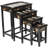 Royal Ladies Black Lacquer Nesting Tables