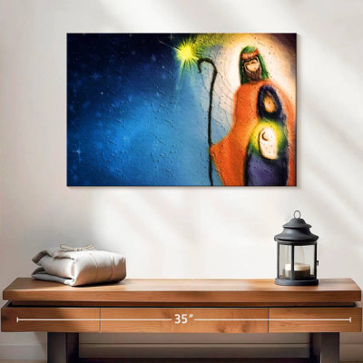 Abstract Nativity Scene