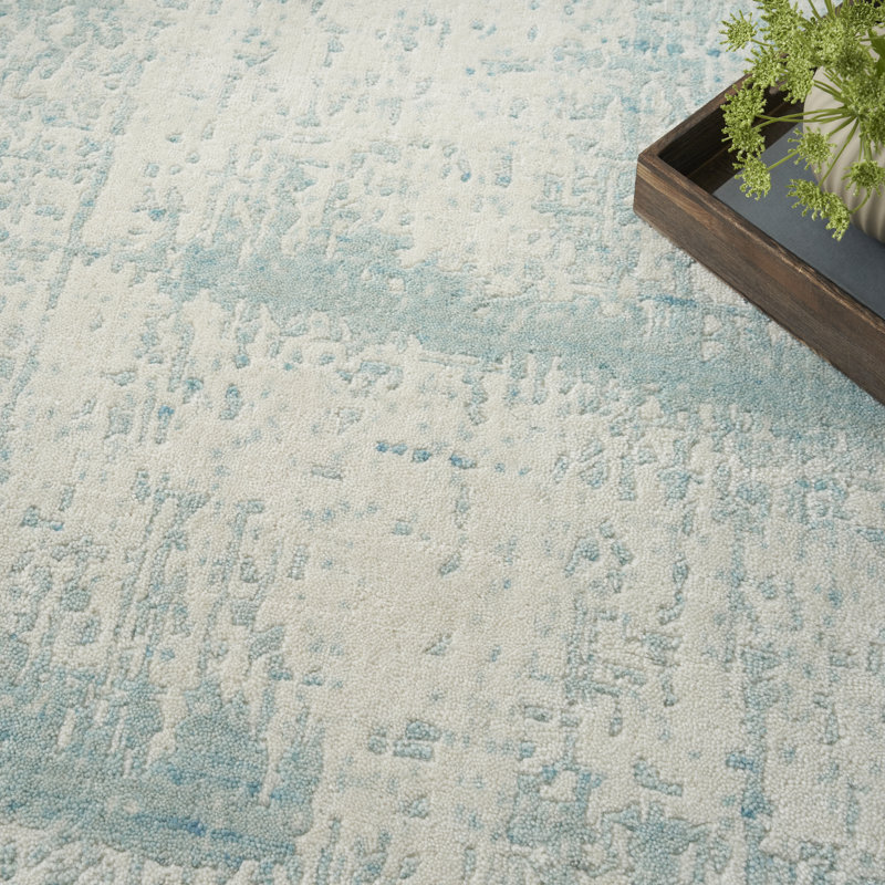 Anathea Abstract Handmade Area Rug, Rectangle 236 x 297 cm