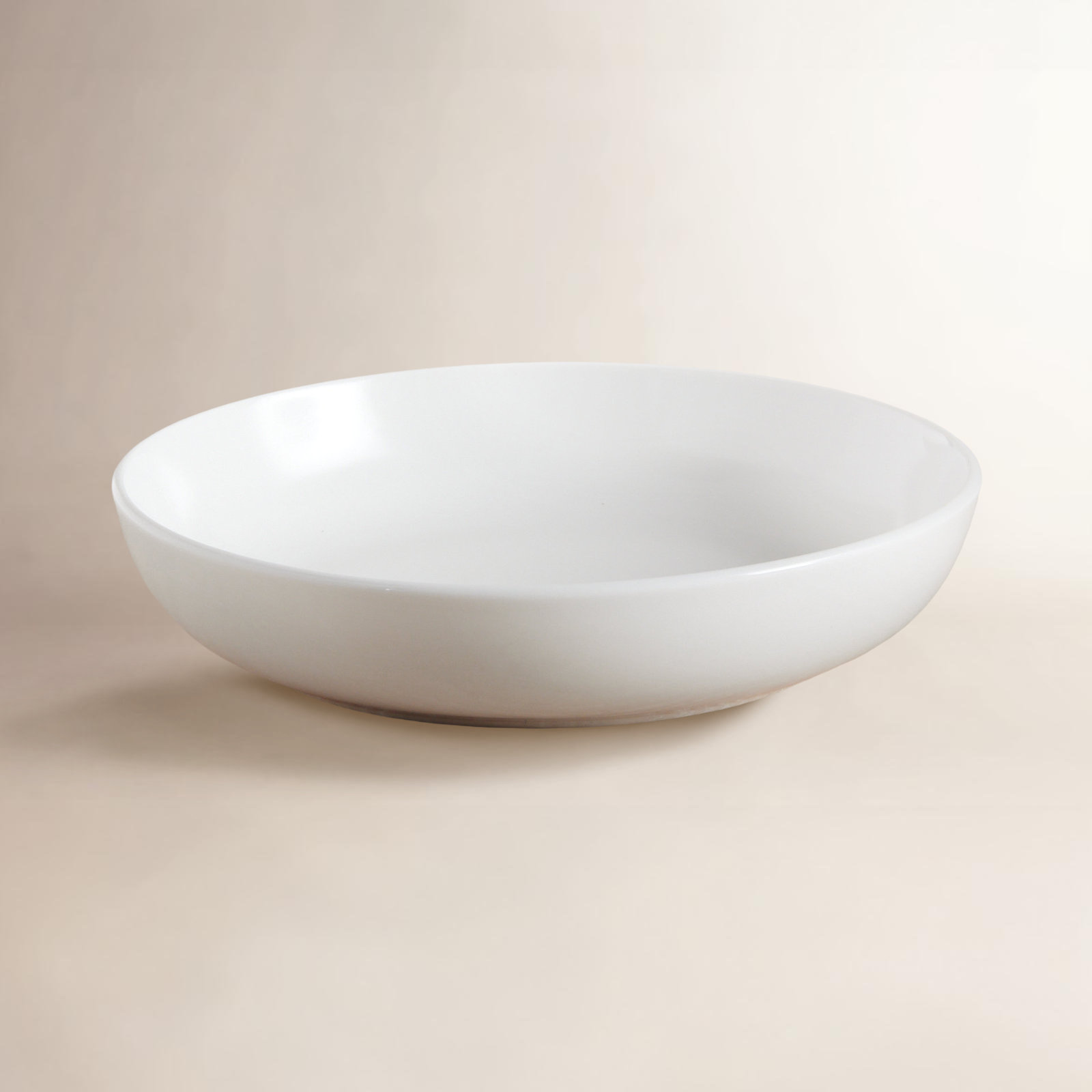 Malmesbury Universal Stoneware Pasta Bowl, White