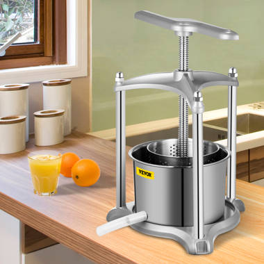 4.8 Gal Manual Presser Juicer Fruit Wine Press for Wine Making Juice  Vegetable