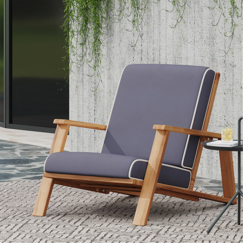 Fauteuil de patio, Gris foncé