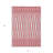 3' X 5' Blush And Ivory Geometric Washable Indoor Outdoor Area Rug