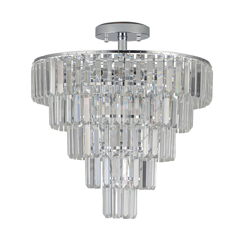 Large crystal chandelier, modern style chandelier, Silver