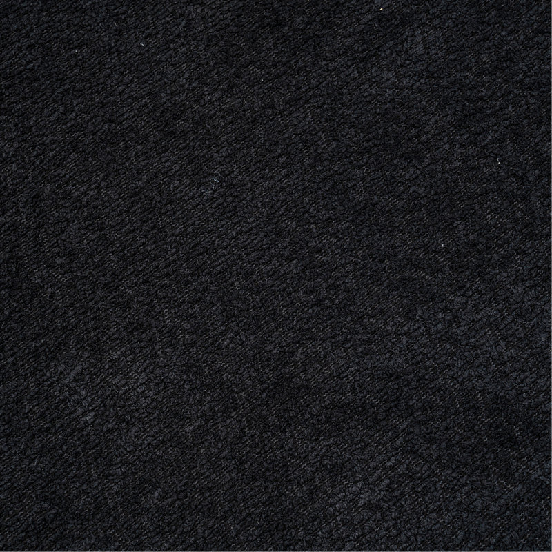 Canapé Boneless 144 ", Bouclé noir
