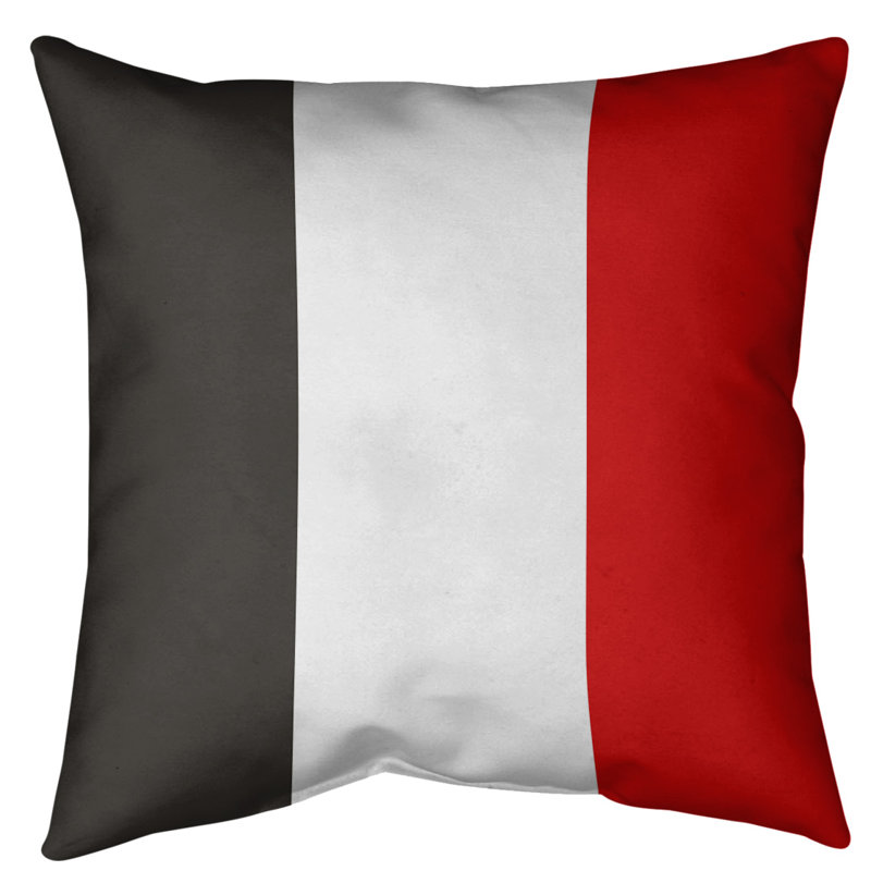 Housse de coussin, 14 po x 14 po, Blanc, Polyester filé