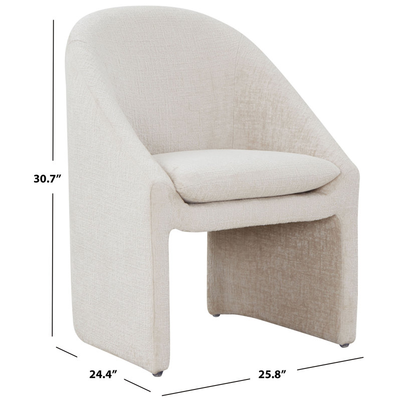Kagan Chenille Dining Chair, Beige