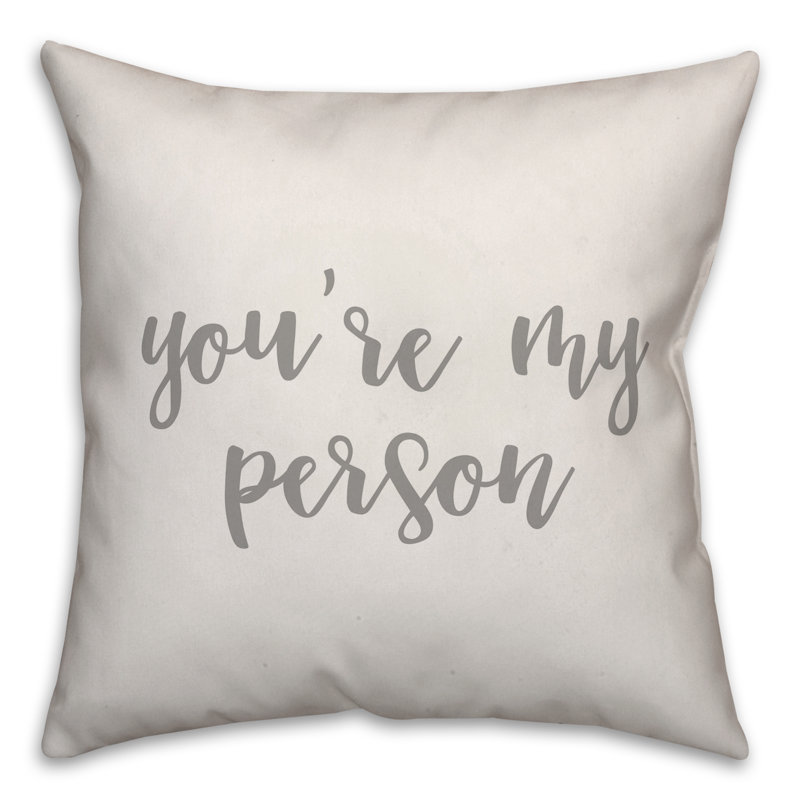  Coussin You Are My Personal, Blanc, Housse de coussin