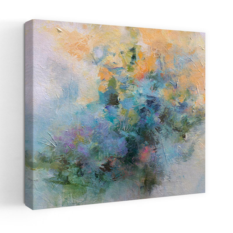«Tenir la lumière», art abstrait lavande contemporain, H 48 po x l 48 po