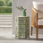 Eliana Sunburst Cutout Side Table, Lightweight and Stylish for Patio and Outdoor Use, Perfect for Hosting and Entertaining Guests.-1183390889