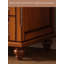 Armoire de rangement moderne à deux portes en acajou minimaliste