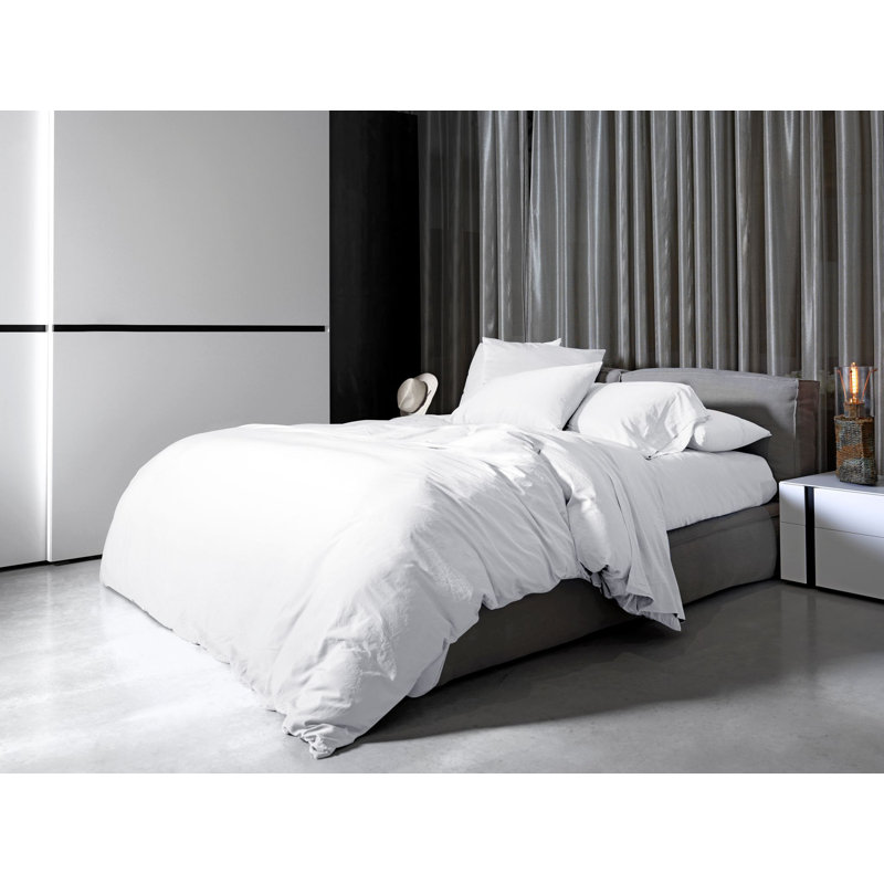 Viola Lace Sateen Flat Sheet, King, White