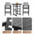 Dalson 3 Piece Seating Group Outdoor Bar Set-590155607