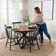 Clairvin 45W Transitional Round Trestle Dining Table