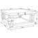 Hensel 3-Piece Mirrored Coffee And End Table Set Silver