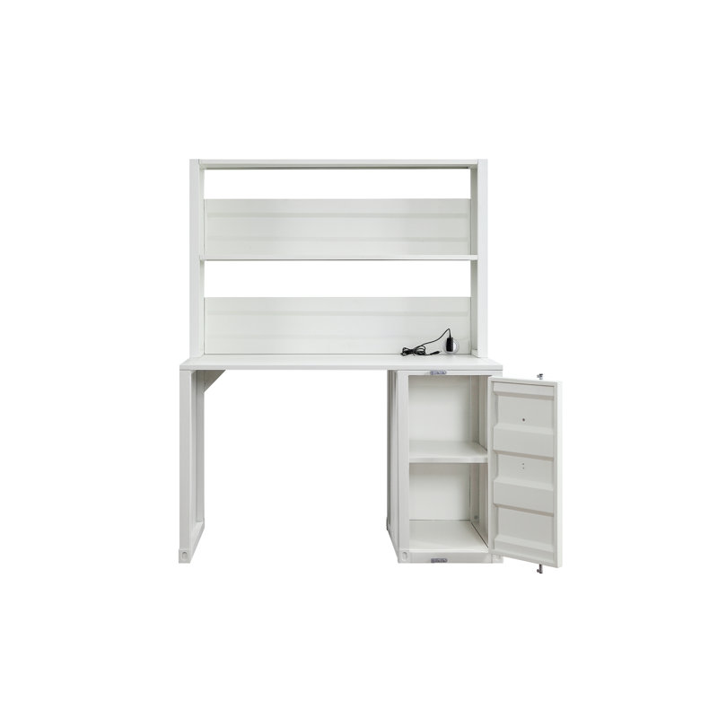 Bureau d'écriture avec huche Cargo, Blanc