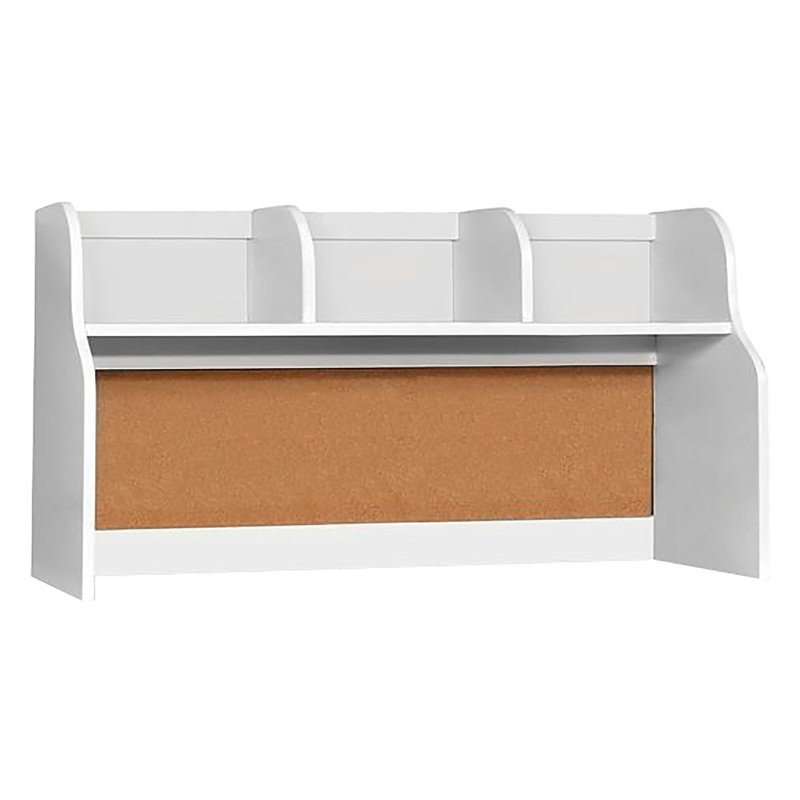 Huche de bureau H 24 po x l 46 po Dennie, Blanc