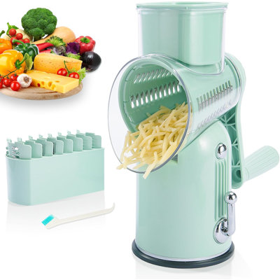 Râpe à fromage manuelle rotative 5-en-1