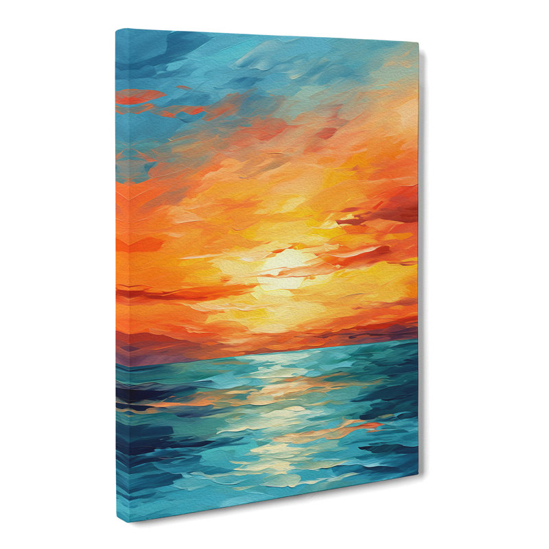 Sunset Abstract - No Frame Print, 50cm H x 35cm W x 3cm D