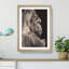 Silverback Gorilla in Abstract - Picture Frame Graphic Art Print-55764656-55764657