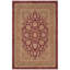 Tapis de salon traditionnel persan audacieux, de couleur bordeaux, cuivre, vert, crème et rose, lavable à la machine, antidérapant, à poils courts, adapté à l'intérieur et à l'extérieur, pour salon, chambre, salle à manger, entrée, couloir, bureau.-74738741