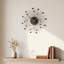 Acctim Brielle Large Wall Clock Starburst / Sunburst Quartz Painted Metal Frame 50cm-52853955