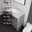 Meuble-lavabo autoportant de 30 po avec lavabo et porte à fermeture en douceur-133585882-133585884
