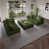 Chenille vert olive