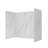 Streamline 4-Piece Glue-Up Alcove Bathtub Wall Surround in White Marble Finish-111971711