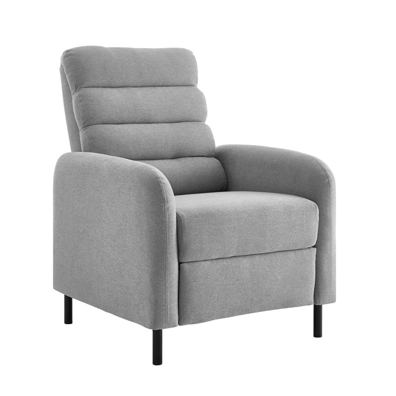 Fauteuil inclinable manuel 29,5 po Novello, Polyester de polyester vison