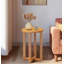 Bittencourt Solid Wood Cross Legs End Table