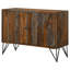 Komomo Grey 1-Adjustable Shelf Accent Cabinet
