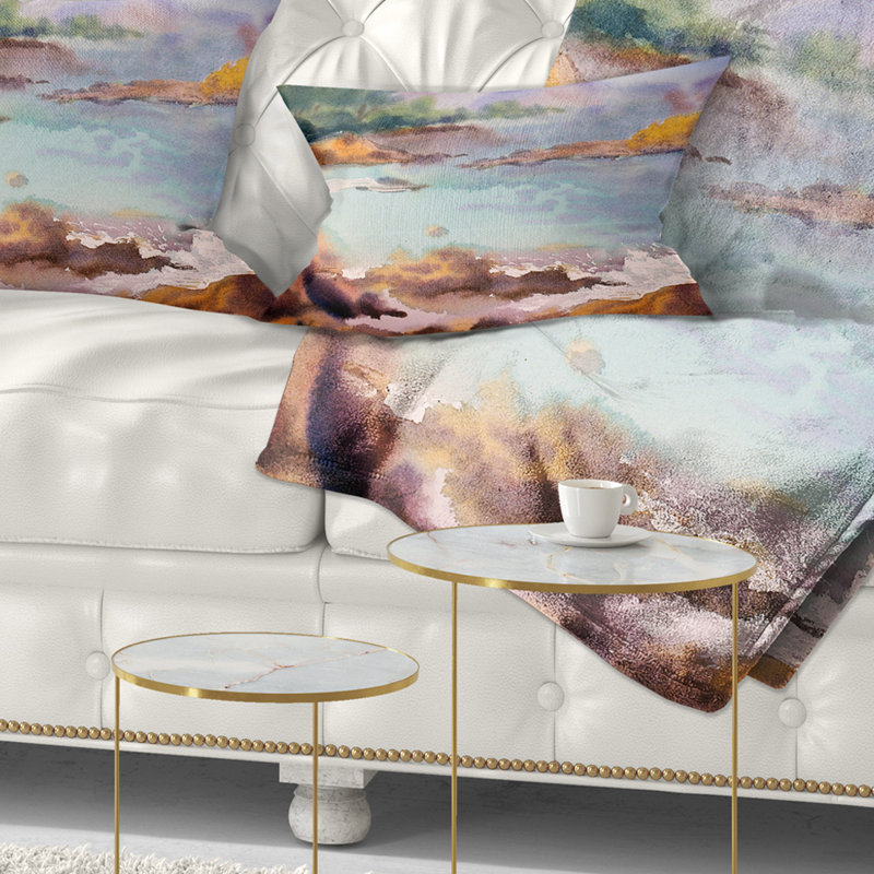 Coussin Seascape, Rectangulaire, 12 po x 20 po