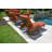 Pineville Outdoor Metal Chaise Lounge Set with Table , Sunbrella Cushion Included-1750215964