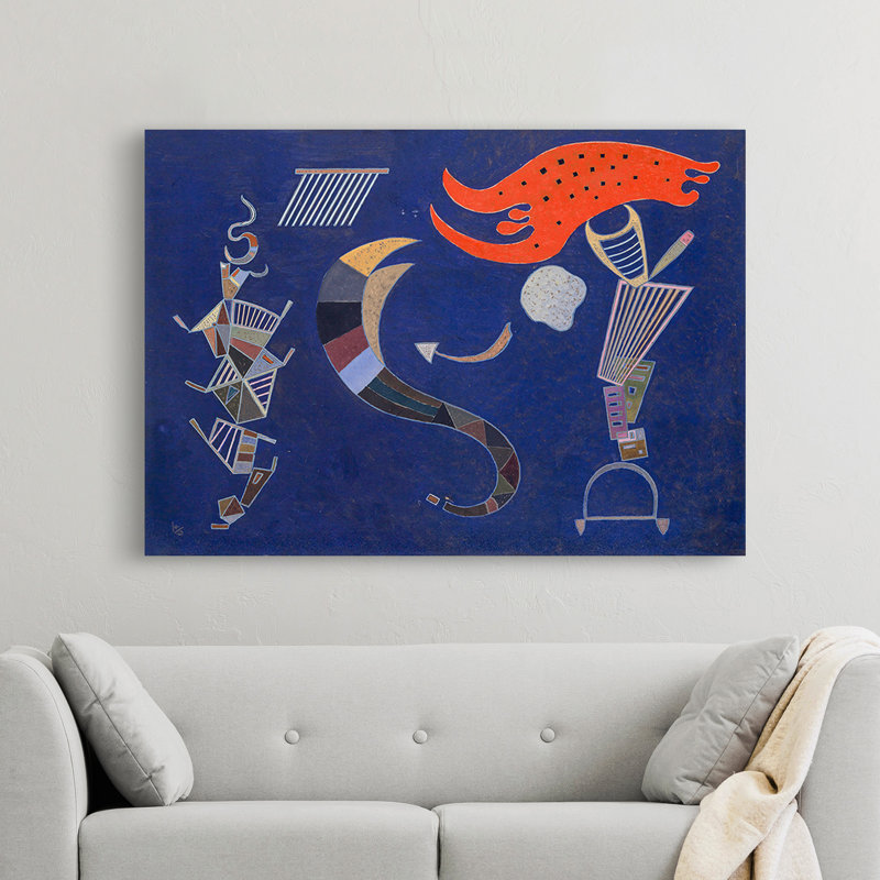 La Flèche, 1943 (Februar) by Wassily Kandinsky - Wrapped Canvas Art Prints, 50cm H x 70cm W x 4cm D
