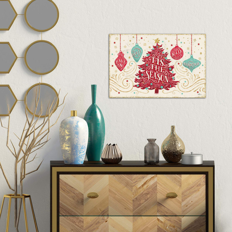 Trimming The Tree II by Janelle Penner - Wrapped Canvas Print, 101.6 cm H x 66.04 cm W x 1.91 cm D
