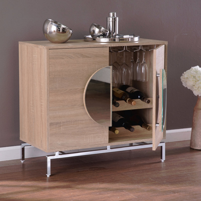 Bar avec rangement pour bouteilles de vin