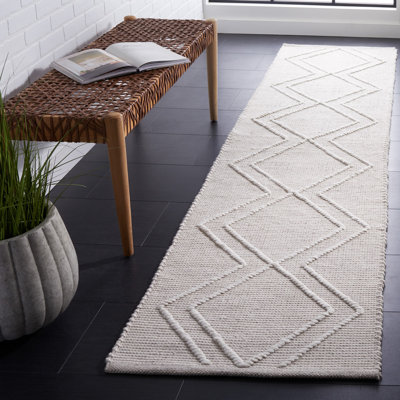 Tapis géométrique tissé à la main Kilim