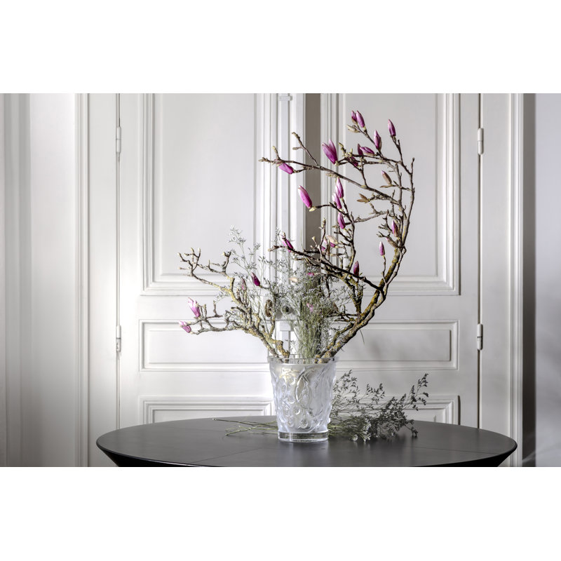 Mûres Handmade Crystal Table Vase, Clear