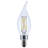 4 Watt (40 Watt Equivalent), CA10 LED, Dimmable Light Bulb, E12/Candelabra Base-72491906