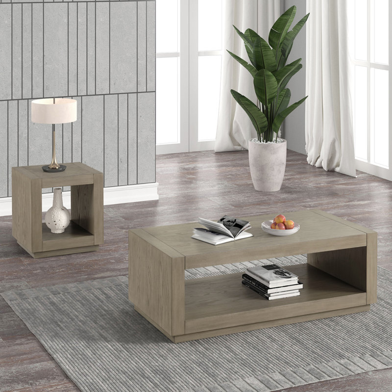 Table de bout carrée 1Pc, Naturel