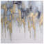 «Golden Lighting 1 Textured Metallic» par Martin Edwards, reproduction d'art sur toile tendue