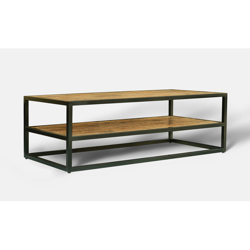 Solid Wood Trestle Coffee Table