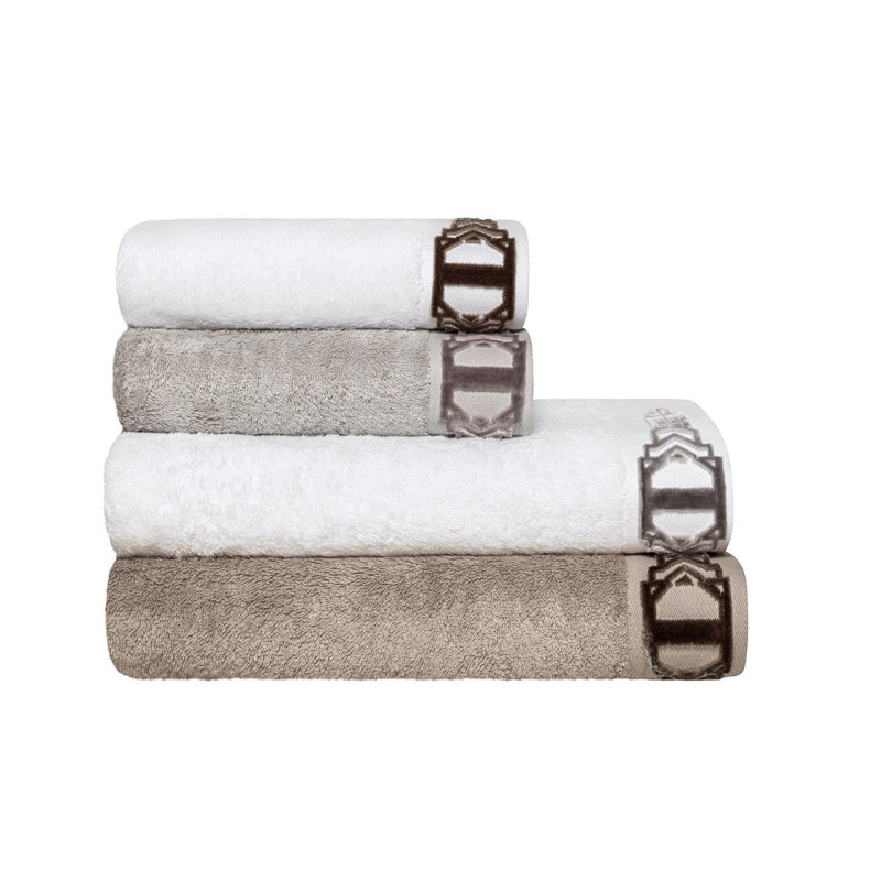 Art Line Bath Towel, White