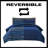 Velvet Striped Comforter Set-87361040
